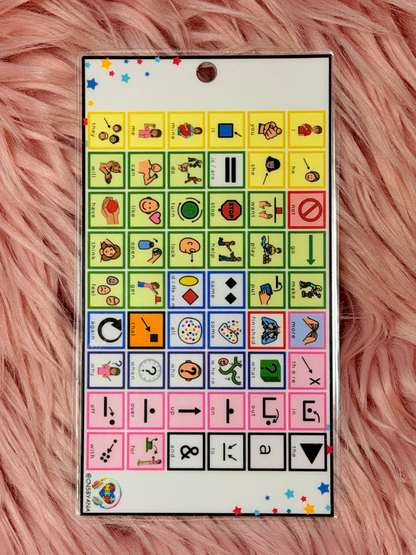 13-Piece Special Education Visual Support Lanyard Card Set
