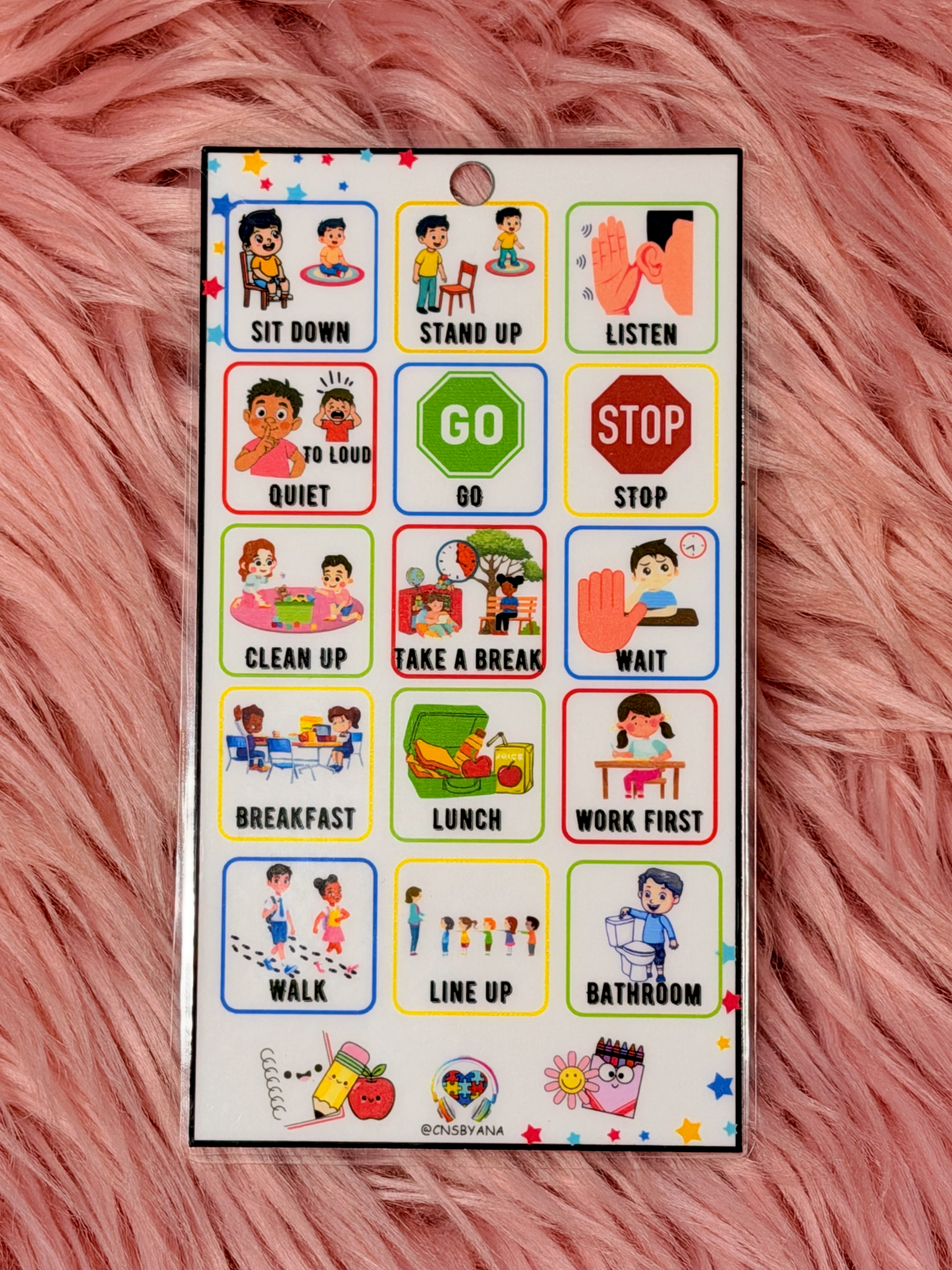 Choose Your Individual Laminated Lanyard Board